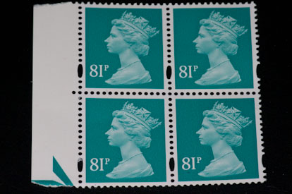 Sunpak GX8R photo of stamps